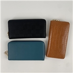 Card holder with zipper around