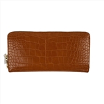 Card holder with zipper around