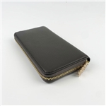 Card holder with zipper around