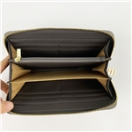 Card holder with zipper around