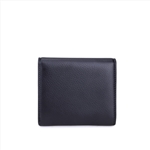 Triple Folded Small Flap Wallet Black Wallet