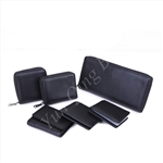 Triple Folded Small Flap Wallet Black Wallet